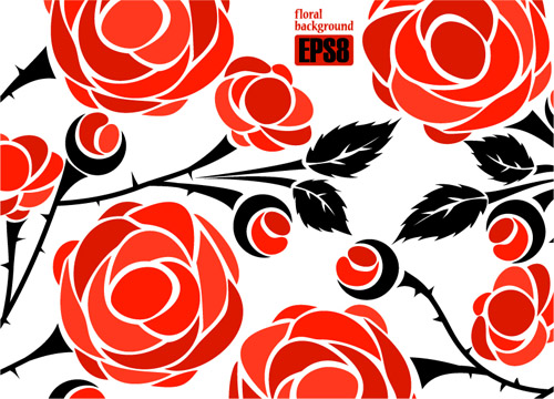 free vector Roses vector 3